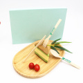 Eco Friendly Reusable Bamboo Fork Knife Spoon Cutlery Set For Travel Fast Food Eating